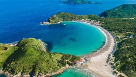 Divisa entre as praias do Peró e Conchas