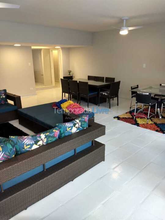 Apartamento para aluguel de temporada em Guarujá (Pitangueiras)