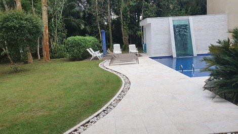 Deck da piscina c/ vista sauna