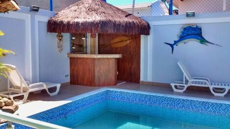 Beautiful house in Guarujá Cove with 5 suites and 100 meters from the sea