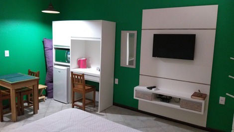 Área de alimentação e TV