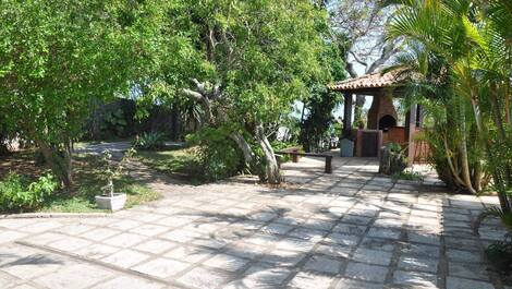 grande área de churrasco privada