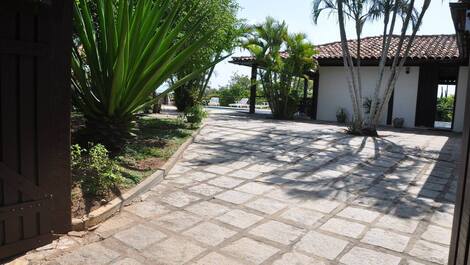 entrada para a nossa casa