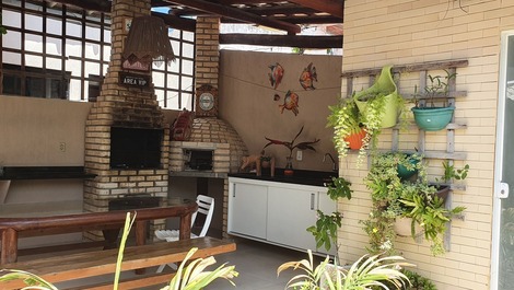 Casa de playa de Guarajuba, muy cerca del mar.