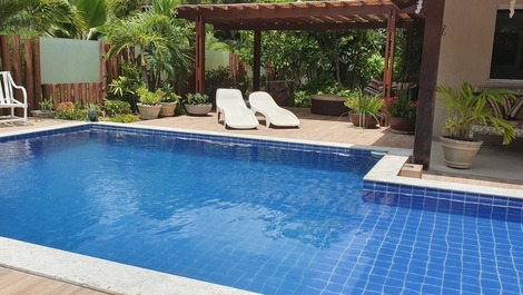 Casa de playa de Guarajuba, muy cerca del mar.