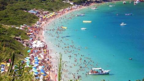 Casa tipo cabaña cerca de la playa y la laguna en Arraial do Cabo