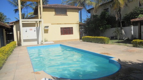 Casa con 10 suites, 50 personas, piscina, barbacoa, a 500 metros de la playa.