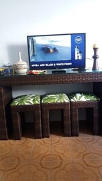 Fit seafront 2 bedrooms-Vila Tupi - Praia Grande