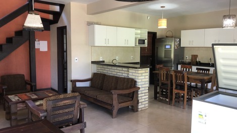 CASA GRANDE Y CÓMODA A 50 METROS DEL MAR EN PRAIA DA FERRUGEM