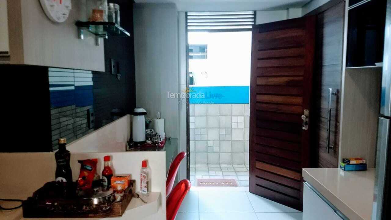 Apartamento para aluguel de temporada em João Pessoa (Cabo Branco)