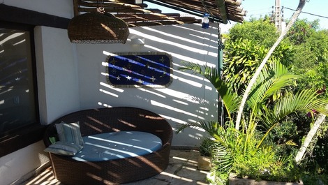 Sofá concha no deck