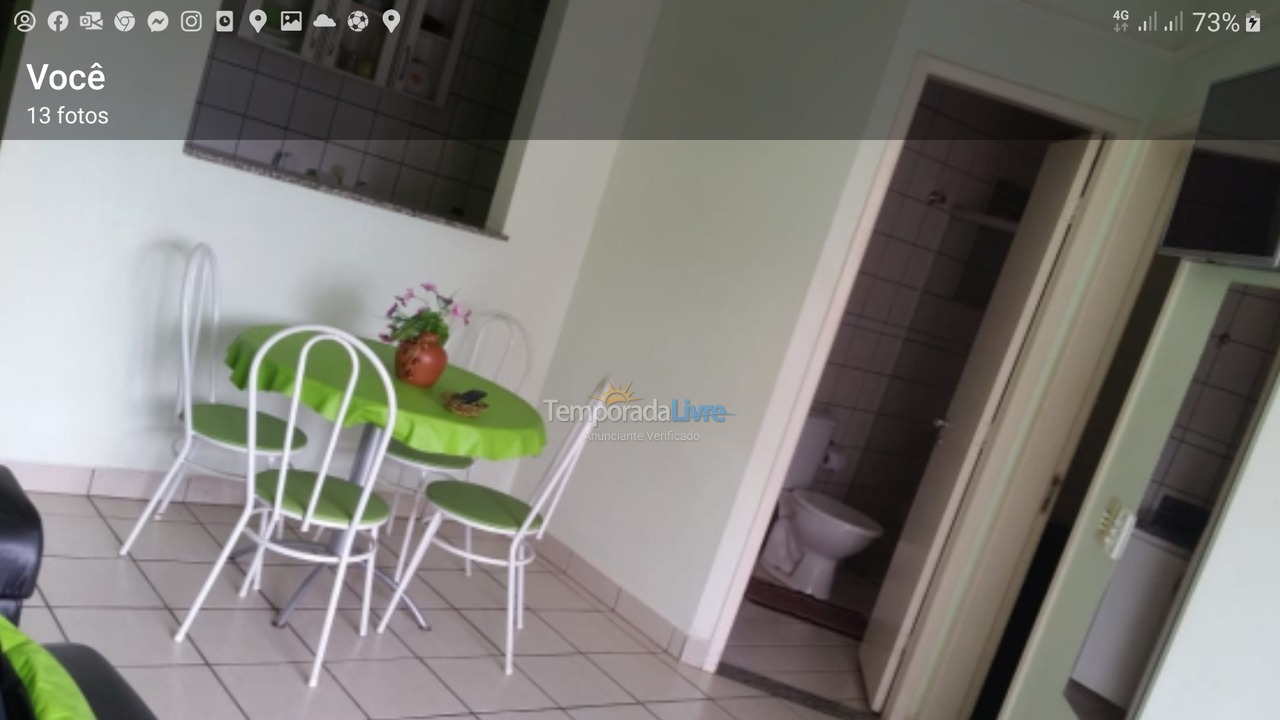 Apartment for vacation rental in Caldas Novas (Bairro Termal)
