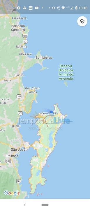Apartamento para alquiler de vacaciones em Florianópolis (Cachoeira do Bom Jesus)