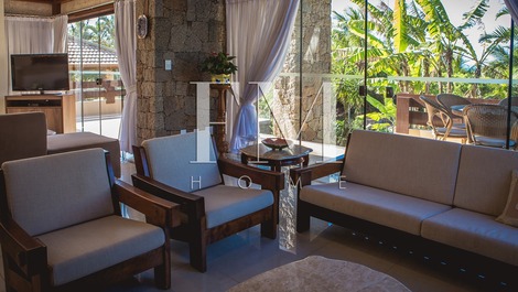 Frente a la playa! Casa frente al mar en Jurerê Internacional