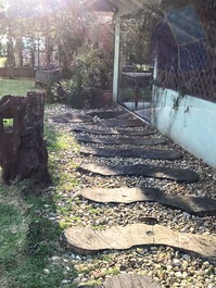 Acesso para entrada da casa