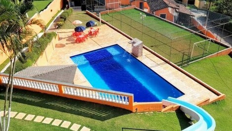 Chácara Grande com Toboágua em Mairinque