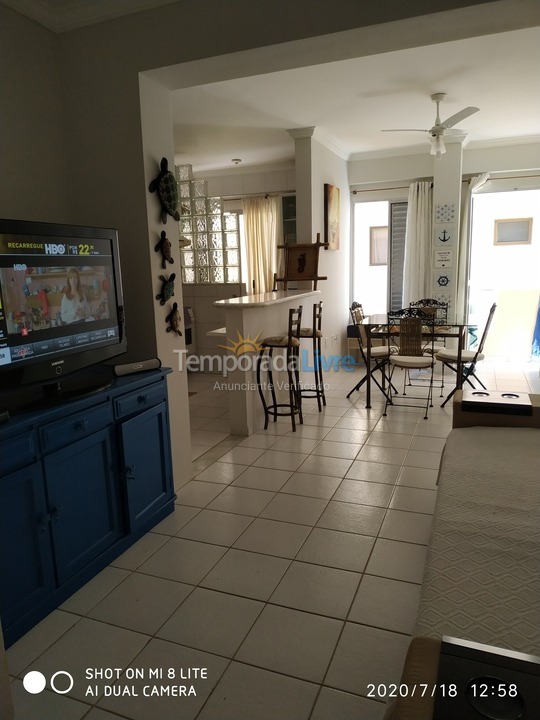 Apartamento para aluguel de temporada em Ubatuba (Itaguá)