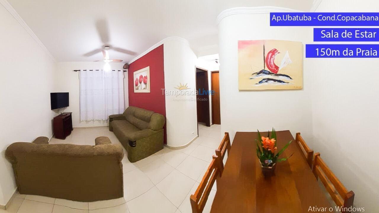 Apartment for vacation rental in Ubatuba (Praia do Tenório)