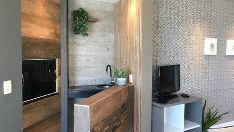 Apartamento Frente Mar Meia Praia Itapema