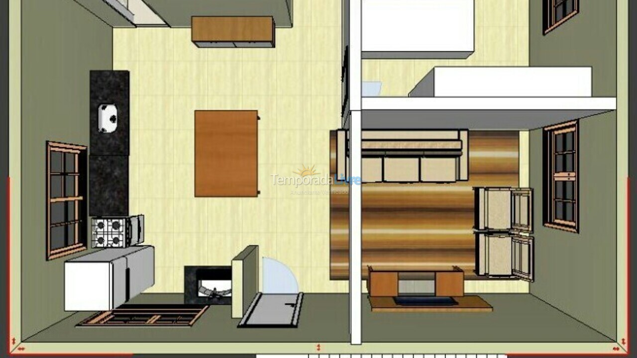 Granja para alquiler de vacaciones em Santa Leopoldina (Distrito de Mangaraí)