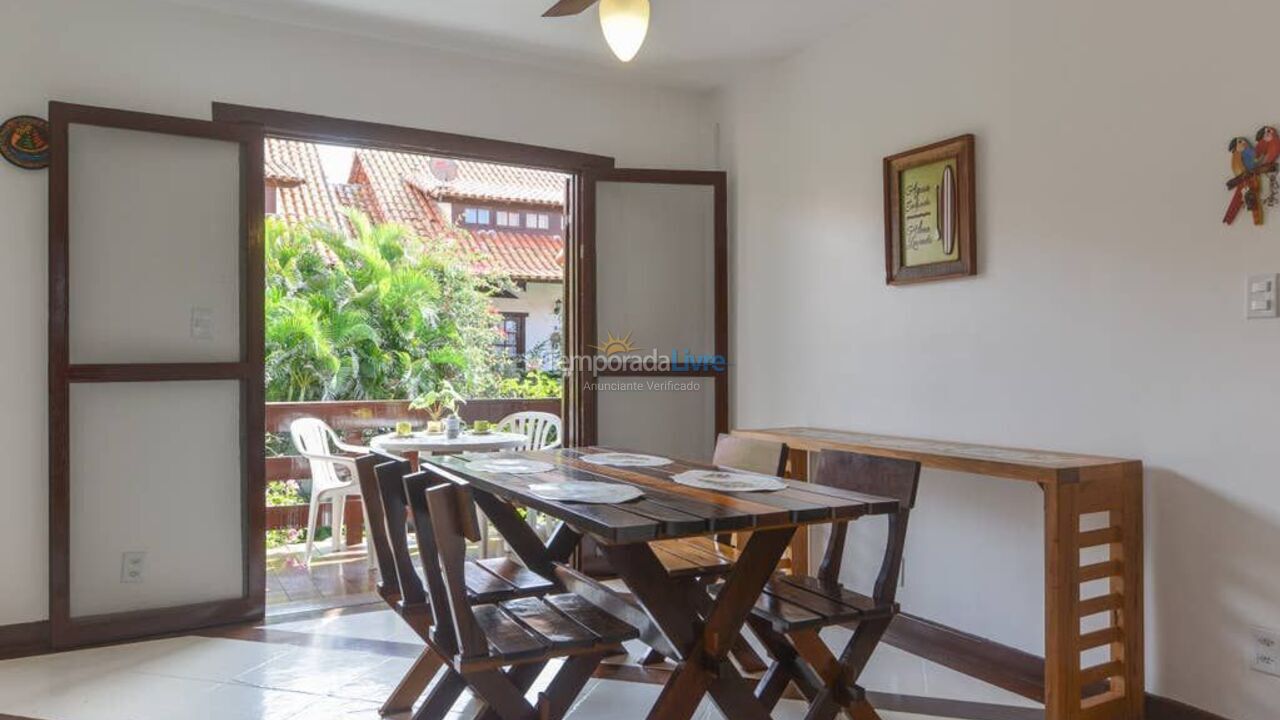 Apartment for vacation rental in Cabo Frio (Peró)