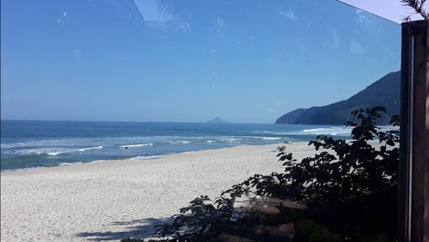 A melhor vista da praia.