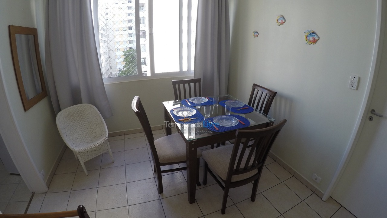 Apartamento para aluguel de temporada em Guarujá (Pitangueiras)
