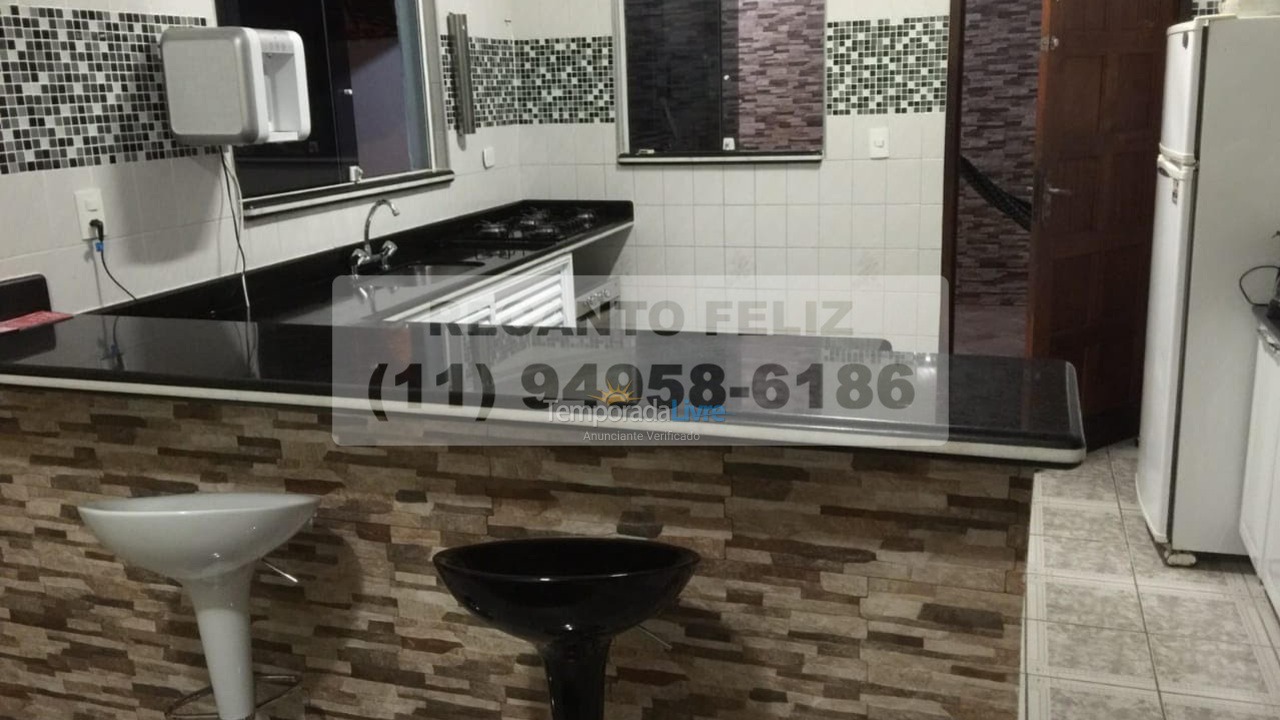 Casa para alquiler de vacaciones em Peruíbe (Tres Marias)