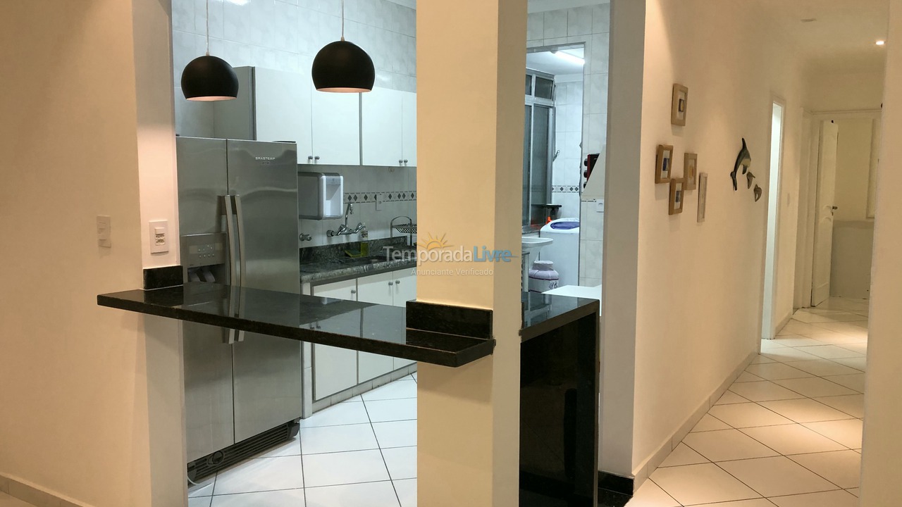 Apartamento para alquiler de vacaciones em Guarujá (Pitangueiras)