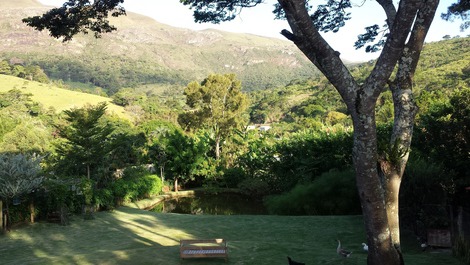 vista da cozinha/jatobá com balanço