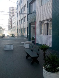 Front sea!!! Kitnet facing the sea in Tupi. Renovated show !!!