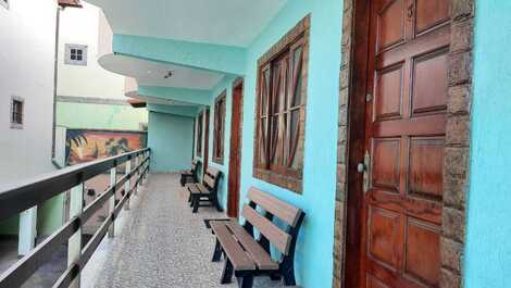 Varanda das casas 3, 4 e 5.