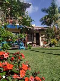 Excellent house with 04 suites on the beach of taperapuan.