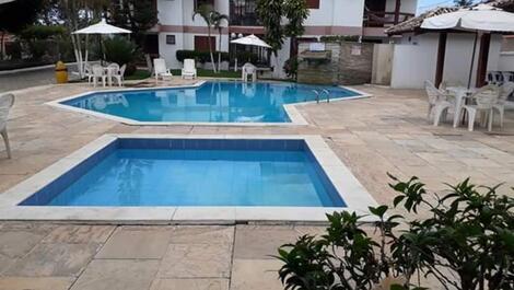 Cod.C020.120m de la playa, Apto 2 habitaciones, 1 suite, 07 personas, aire acond.