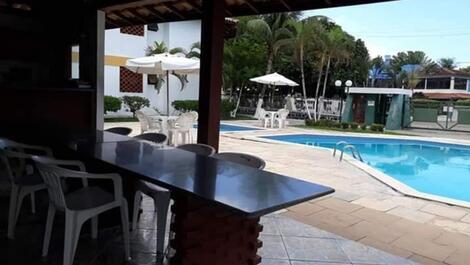 Cod.C020.120m de la playa, Apto 2 habitaciones, 1 suite, 07 personas, aire acond.