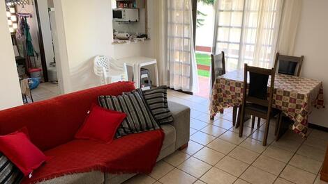 Cod.C020.120m de la playa, Apto 2 habitaciones, 1 suite, 07 personas, aire acond.