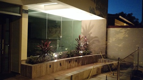 Jardim externo da Portaria