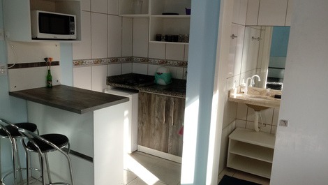 Balcão americano nos flats 