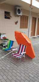 Cadeiras de Alumínio e Guarda sol 