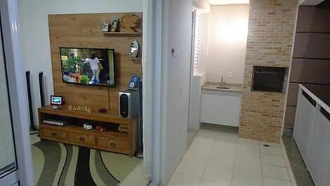 Varanda gourmet c churrasqueira 