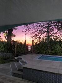 Linda Casa Beira Mar com piscina em Ubatuba