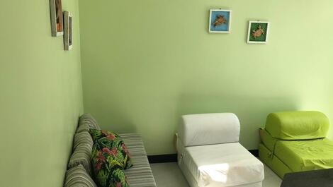 30m from the sea. 2 suites, air conditioning, barbecue