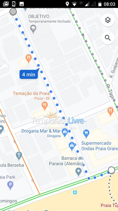 Apartamento para aluguel de temporada em Praia Grande (Vila Tupi)