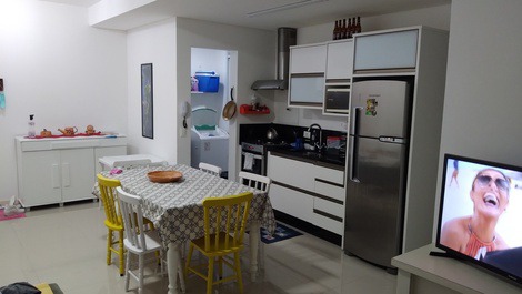 Cozinha e sala vconjugado