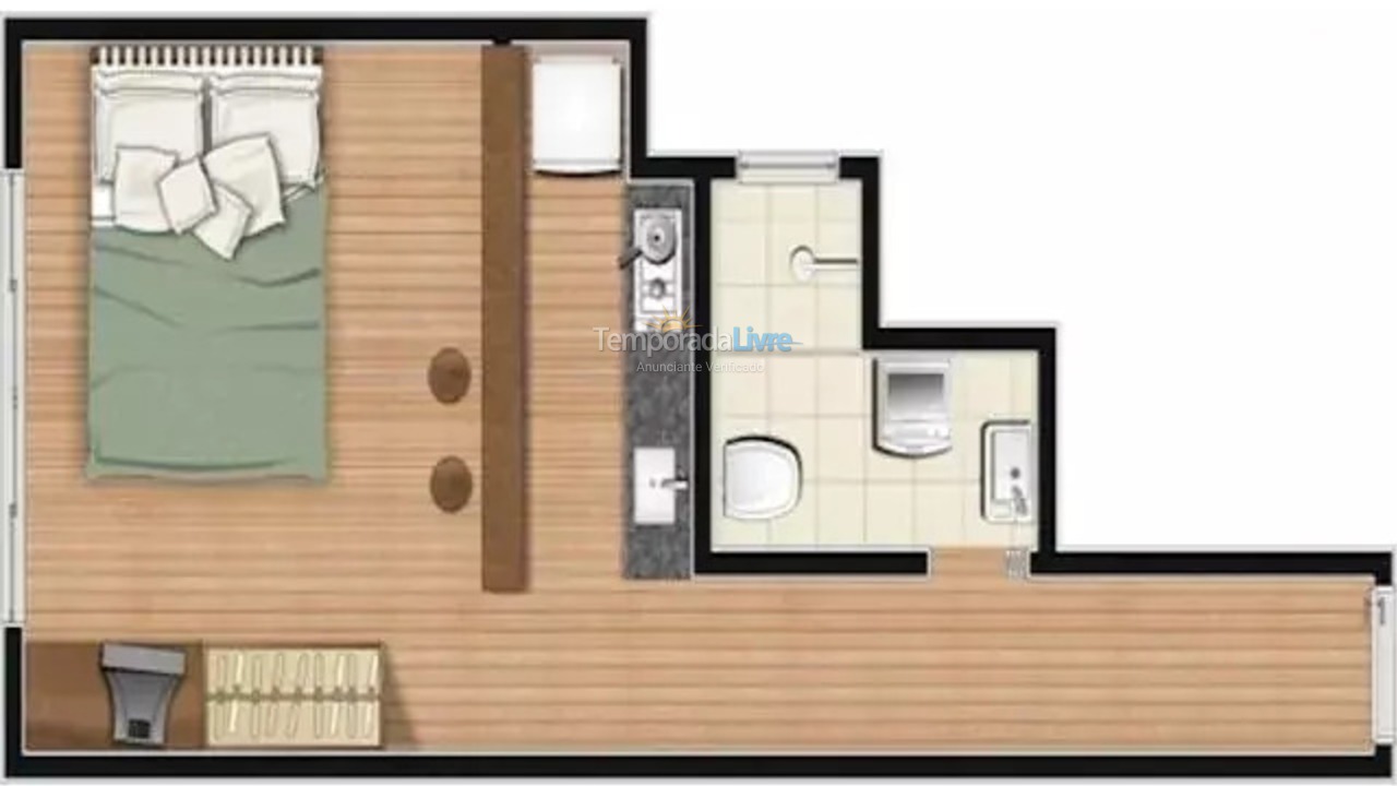 Apartamento para aluguel de temporada em Rio de Janeiro (Copacabana)
