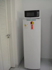 geladeira e microondas