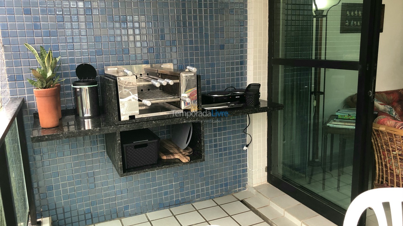 Apartamento para aluguel de temporada em Bertioga (Riviera de São Lourenço)