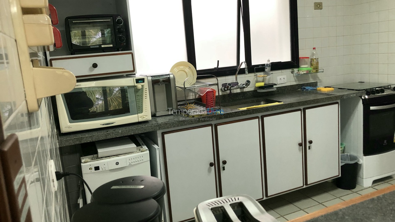 Apartamento para aluguel de temporada em Bertioga (Riviera de São Lourenço)