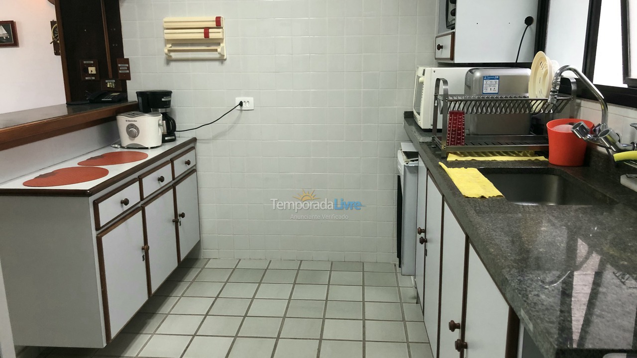 Apartamento para aluguel de temporada em Bertioga (Riviera de São Lourenço)