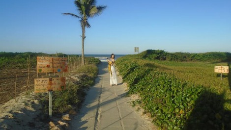 praia do condomínio